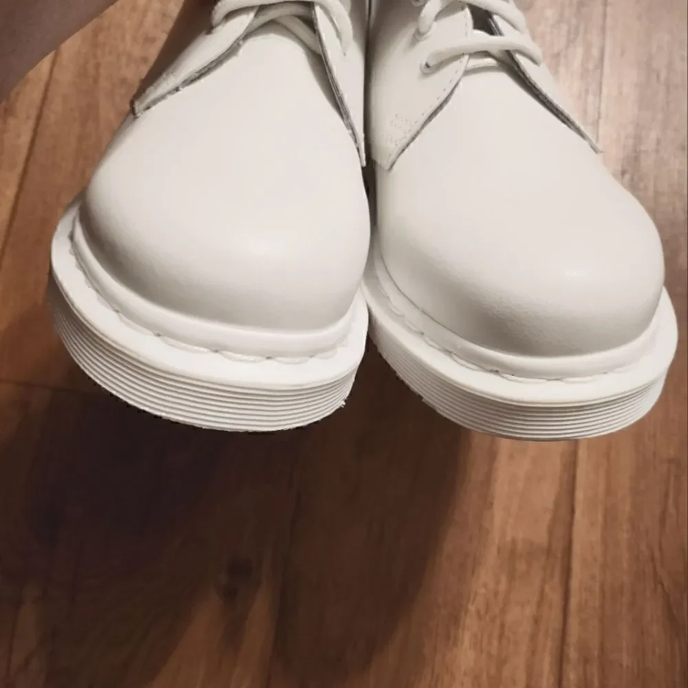 Dr. Martens 1461 For Pride Smooth Leather Oxford Shoes White Size 5 M 6 W